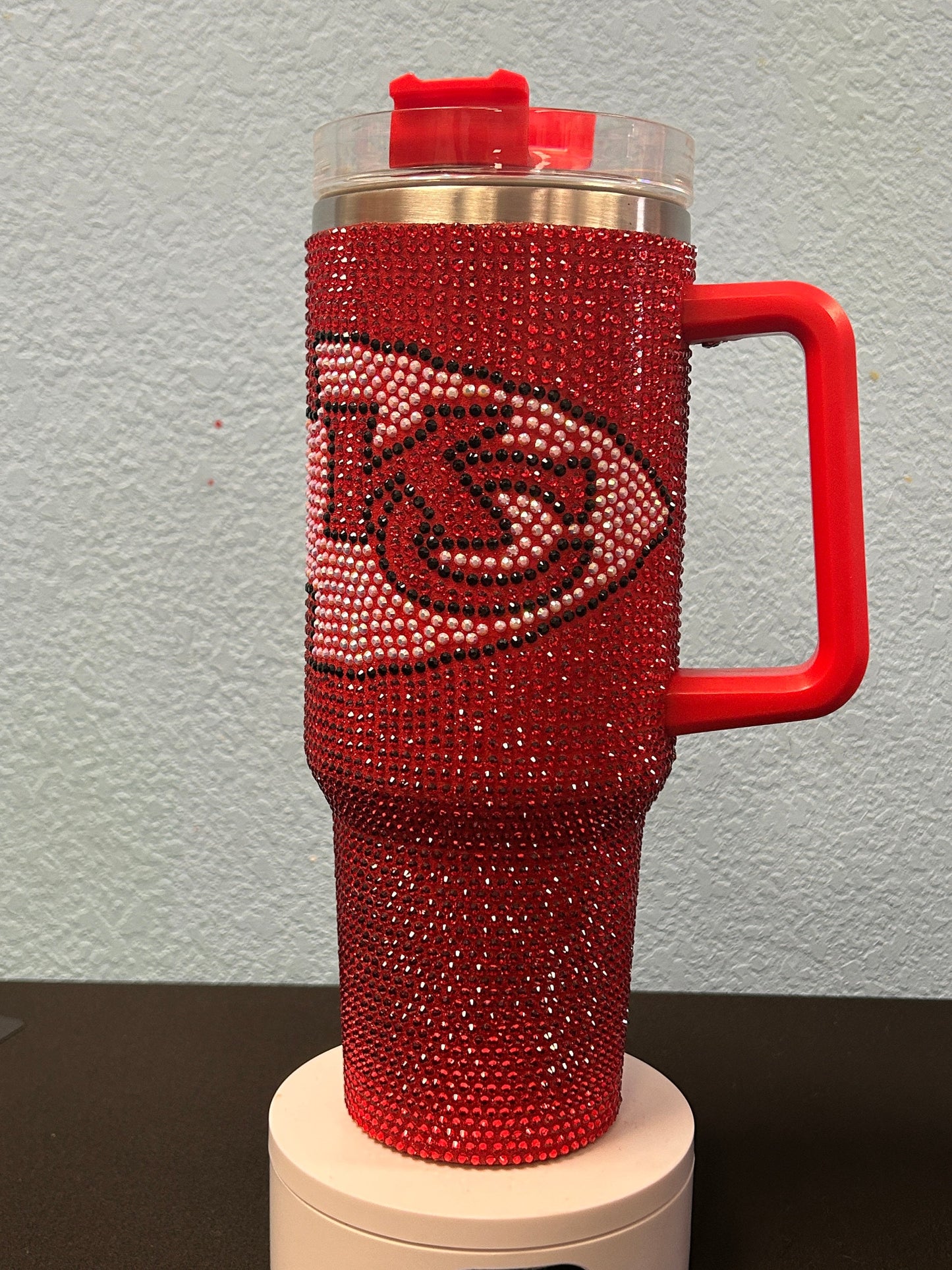 Kansas City Chiefs 40 oz Rhinestone Tumbler